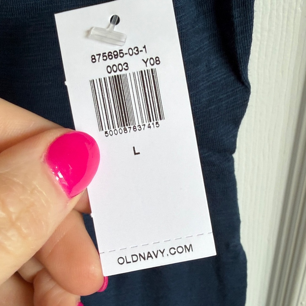 NWT Old Navy Dark Navy Short Sleeve Maxi Dress - Picture 3 of 12